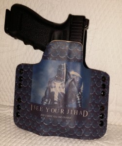 Above is my 1st custom holster by Ares Tactical