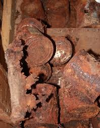 Rusted Cans in Cellar
